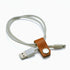Leather Cord Clips, Set of 3 Genuine Leather Cord Clips for Organizing Cords | Random Colors | Set of 3